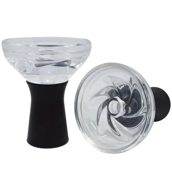 Чашка силіконова під калауд Samsaris Vitria Silicon Glass (Чорний)
