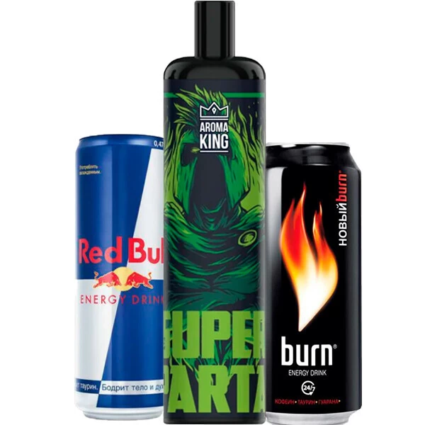 Одноразовая электронная сигарета Aroma King Energy Drink (Энергетик) (5000 Затяжек)