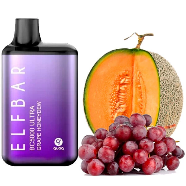 Одноразовая электронная сигарета Elf Bar BC Ultra Grape Honeydew (Виноград Ханидью) (5000 Затяжек)