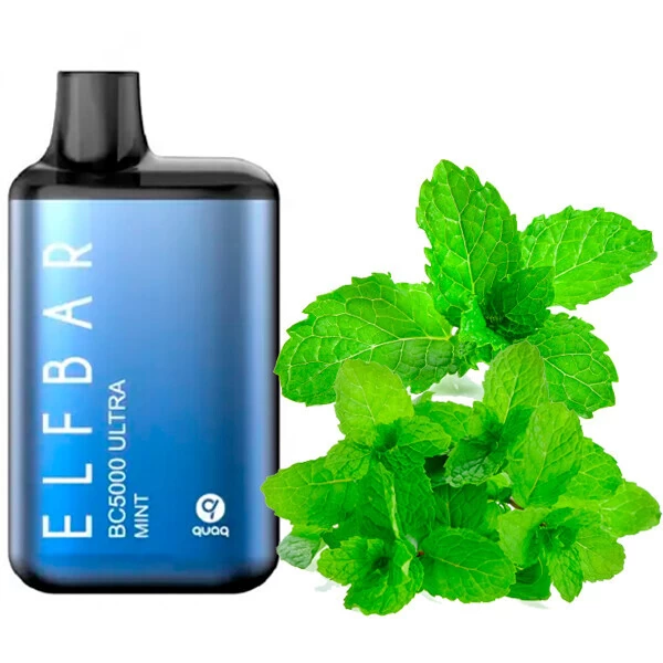 Одноразовая электронная сигарета Elf Bar BC Ultra Mint (Мята) (5000 Затяжек)