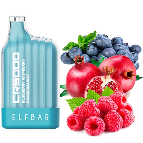 Одноразовая электронная сигарета Elf Bar CR Blueberry Raspberry Pomegranate (Черника Малина Гранат) (5000 Затяжек)