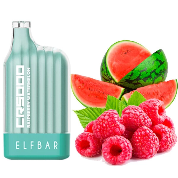 Одноразовая электронная сигарета Elf Bar CR Raspberry Watermelon (Малина Арбуз) (5000 Затяжек)