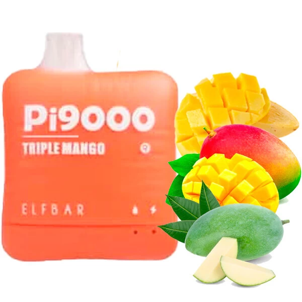 Одноразовая электронная сигарета Elf Bar Pi Triple Mango (Трипл Манго) (9000 Затяжек)