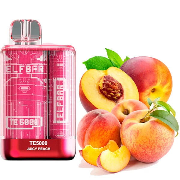 Одноразовая электронная сигарета Elf Bar TE Juicy Peach (Джуси Персик) (5000 Затяжек)