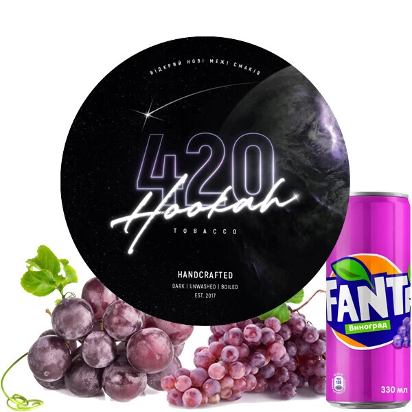 Тютюн 420 Classic Line Grape Soda (Виноград Сода) 100 гр