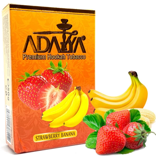 Табак Adalya Strawberry Banana (Клубника Банан) 50гр