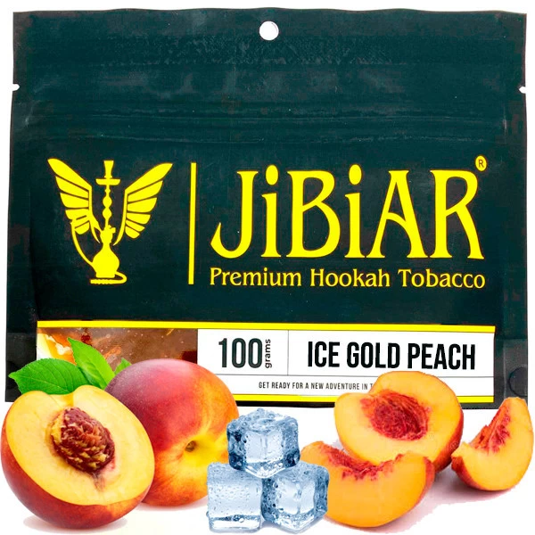 Табак JIBIAR Ice Gold Peach (Лед Голд Персик) 100 гр