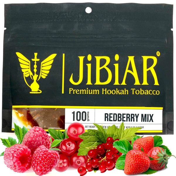 Тютюн JIBIAR Red Berry Mix (Ред Беррі Мікс) 100 гр
