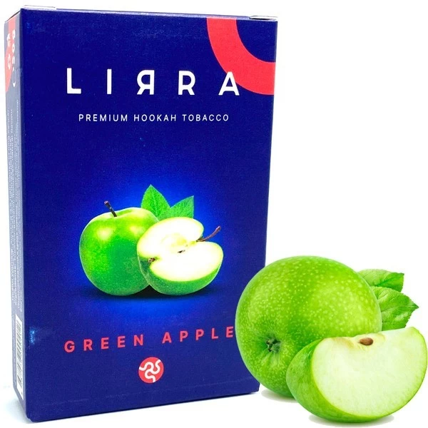 Табак Lirra Green Apple (Зеленое Яблоко) 50 гр