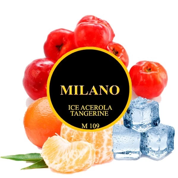Табак Milano Ice Acerola Tangerine M109 (Лед Ацерола Мандарин) 50 гр
