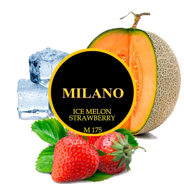 Табак Milano Ice Melon Strawberry M175 (Лед Дыня Клубника) 50 гр