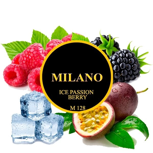Табак Milano Ice Passion Berry M128 (Лед Ягода Маракуйя) 50 гр