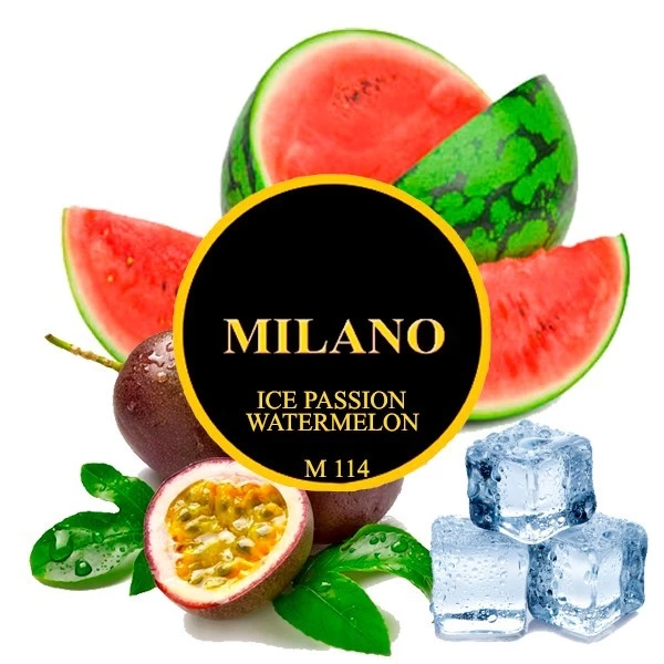 Табак Milano Ice Passion Watermelon M114 (Лед Маракуйя Арбуз) 50 гр