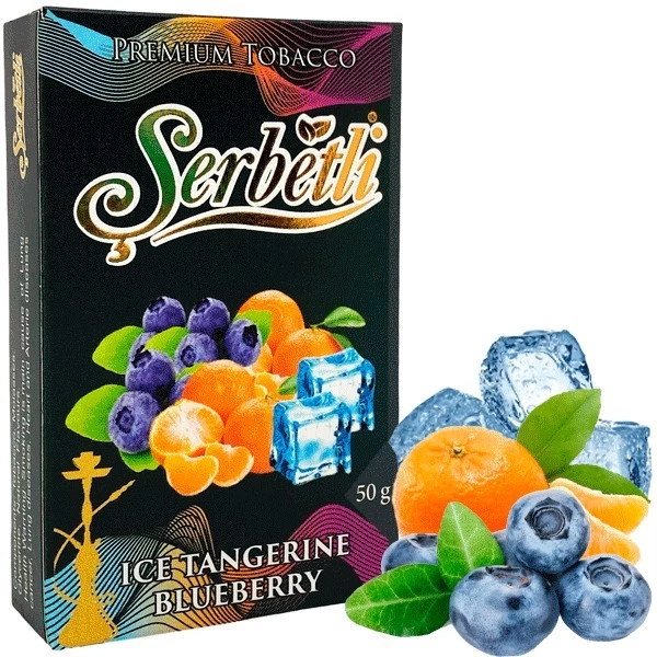 Табак Serbetli Ice Tangerine Blueberry (Мандарин Черника Лед) 50гр