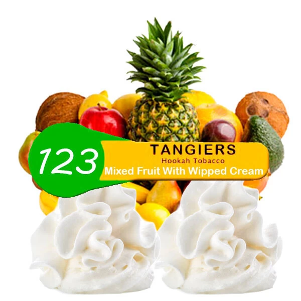 Тютюн Tangiers Noir Mixed Fruit With Whipped Cream 123 (Міксд Фрут Віз Віпед Крем) 250 гр