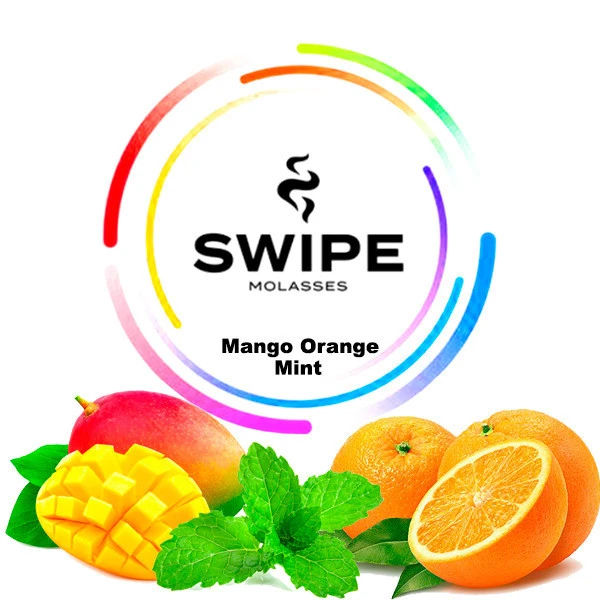 Безникотиновая смесь Swipe Mango Orange Mint (Манго Апельсин Мята) 100 гр