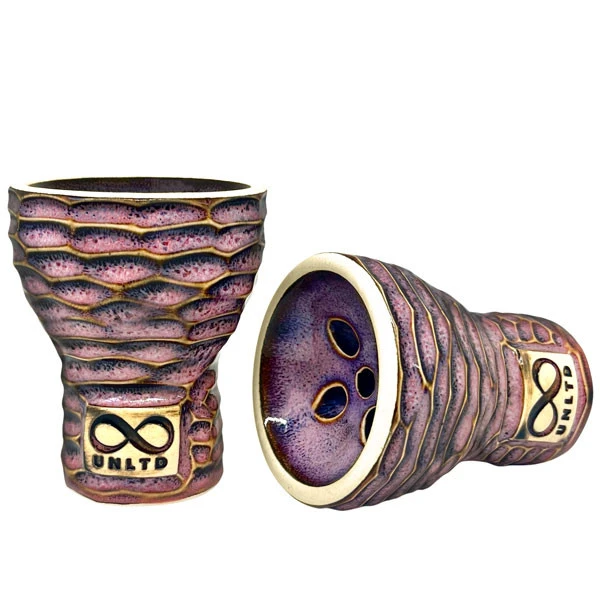 Чашка глиняна UNLTD Turkish Purple Amethryn (Фіолетовий з золотим)