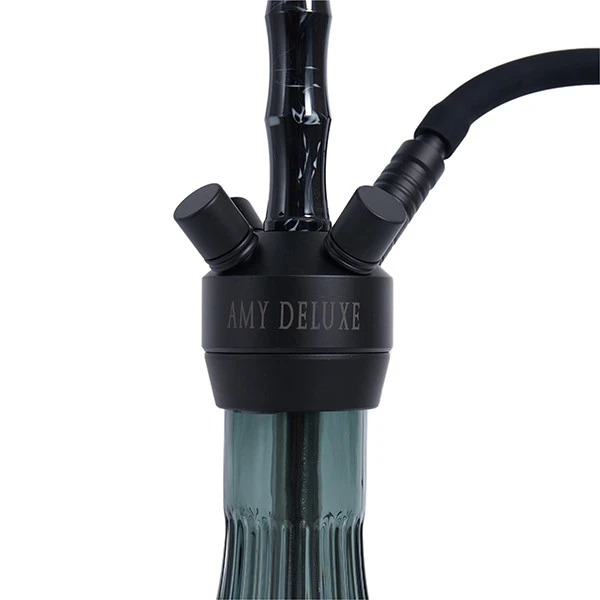 Кальян AMY Deluxe 123.01 PSMBK BK 01-BK (Чорний) — фото 3