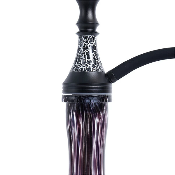 Кальян Hookah Deluxe H04-BK (Прозрачный с фиолетовым) — фото 3