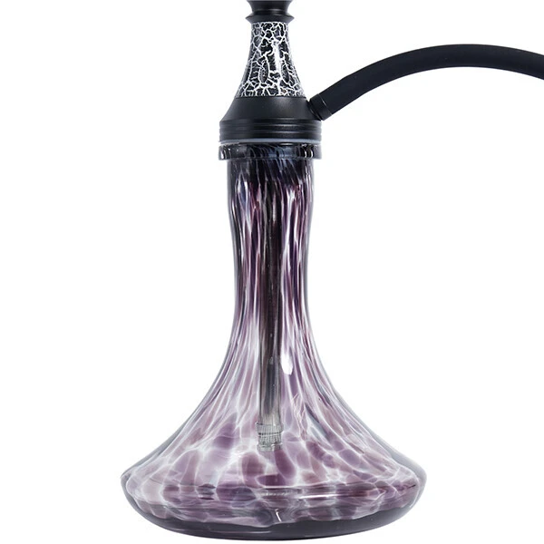 Кальян Hookah Deluxe H04-BK (Прозрачный с фиолетовым) — фото 4