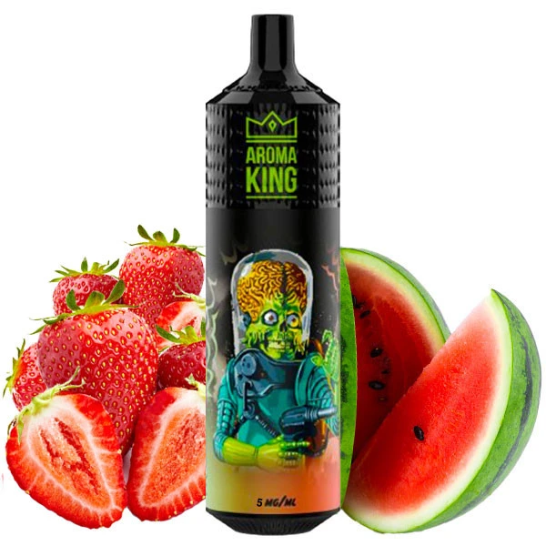 Одноразовая электронная сигарета Aroma King Mars Strawberry Watermelon (Клубника Арбуз) (9000 Затяжек)