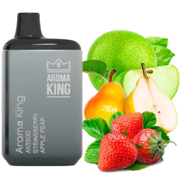 Одноразовая электронная сигарета Aroma King Strawberry Apple Pear (Клубника Яблоко Груша) (5500 Затяжек)