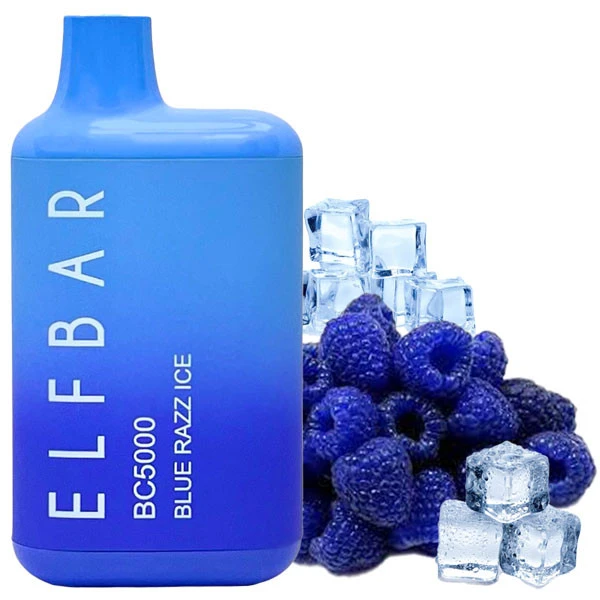 Одноразовая электронная сигарета Elf Bar BC Blue Razz Ice (Блу Разз Лед) (5000 Затяжек)