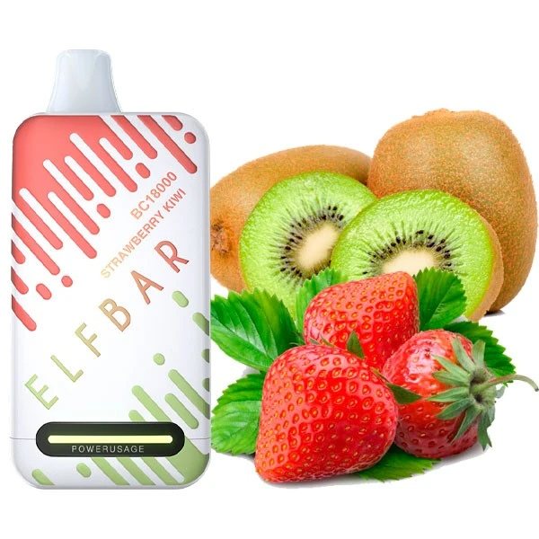 Одноразовая электронная сигарета Elf Bar BC Strawberry Kiwi (Клубника Киви) (18000 затяжек)