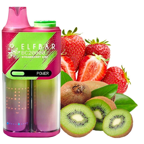 Одноразовая электронная сигарета Elf Bar BC Strawberry Kiwi (Клубника Киви) (20000 Затяжек)