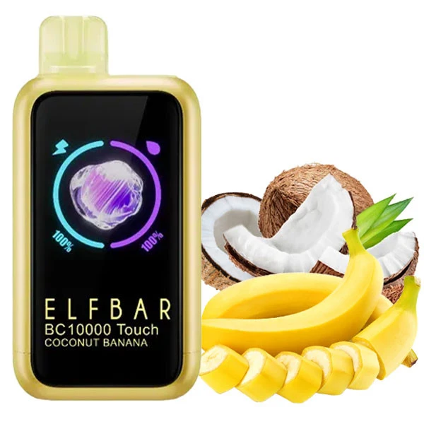 Одноразовая электронная сигарета Elf Bar BC Touch Coconut Banana (Кокос Банан) (10000 Затяжек)