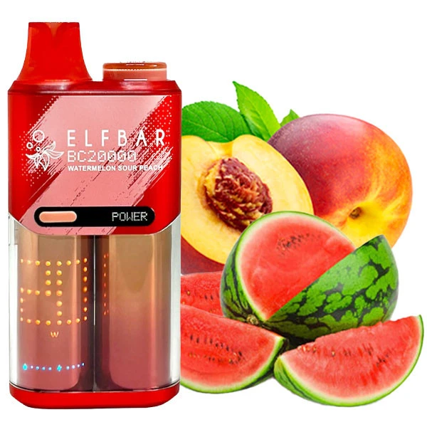 Одноразовая электронная сигарета Elf Bar BC Watermelon Sour Peach (Арбуз Сауэр Персик) (20000 Затяжек)