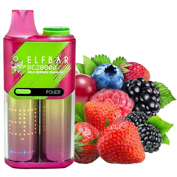 Одноразовая электронная сигарета Elf Bar BC Wild Berries Crawler (Дикие Ягоды Кравлер) (20000 Затяжек)