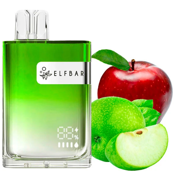 Одноразовая электронная сигарета Elf Bar CR Double Apple (Двойное Яблоко) (8000 Затяжек)
