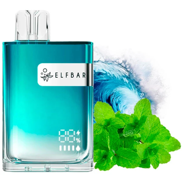 Одноразовая электронная сигарета Elf Bar CR Sea Breeze Mint (Морской Бриз Мята) (8000 Затяжек)