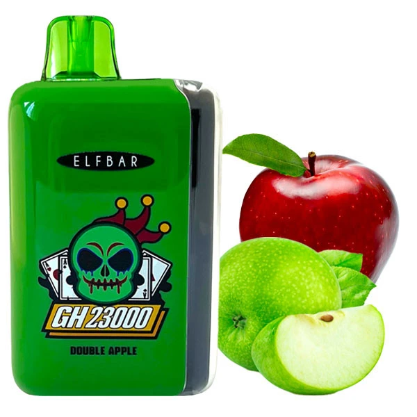 Одноразовая электронная сигарета Elf Bar GH Double Apple (Двойное Яблоко) (23000 затяжек)