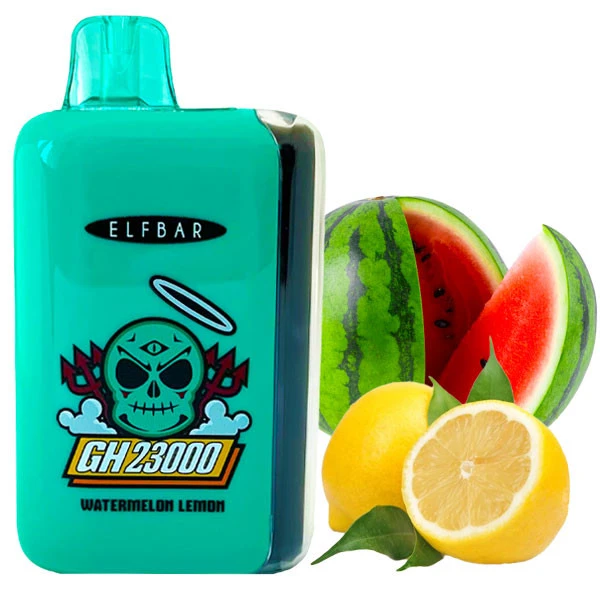 Одноразовая электронная сигарета Elf Bar GH Watermelon Lemon (Арбуз Лимон) (23000 затяжек)