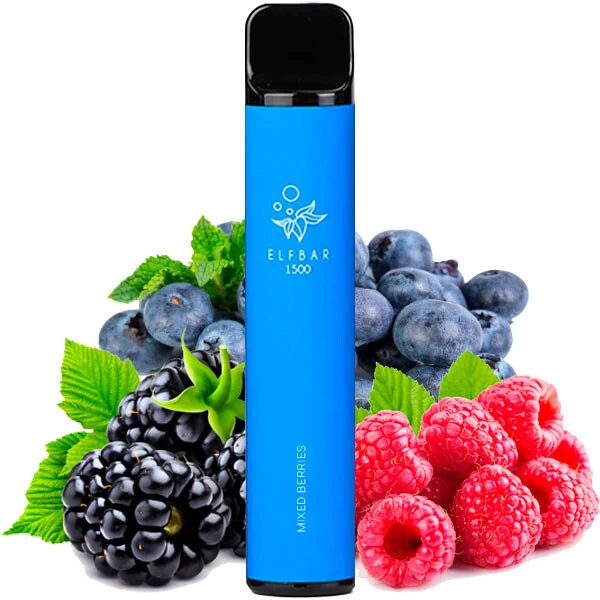 Одноразова електронна сигарета Elf Bar Mixed Berries (Міксд Берріс) (1500 Затяжок)