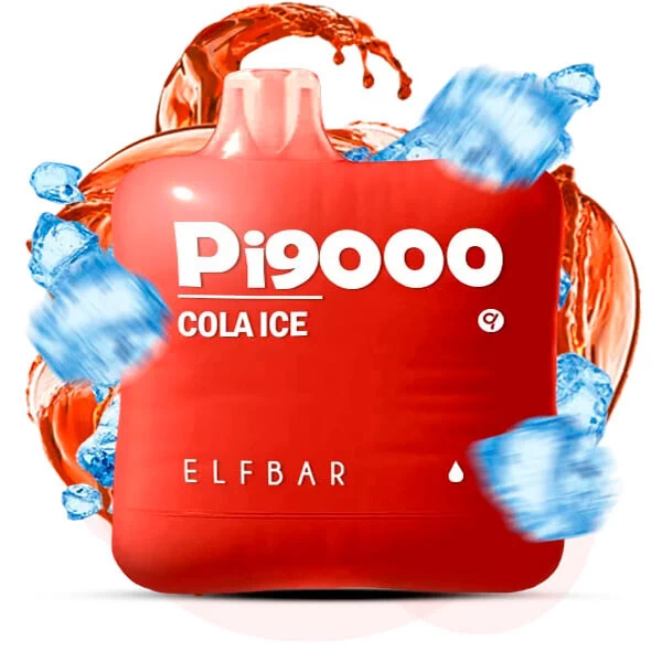 Одноразовая электронная сигарета Elf Bar Pi Cola Ice (Кола Лед) (9000 Затяжек)