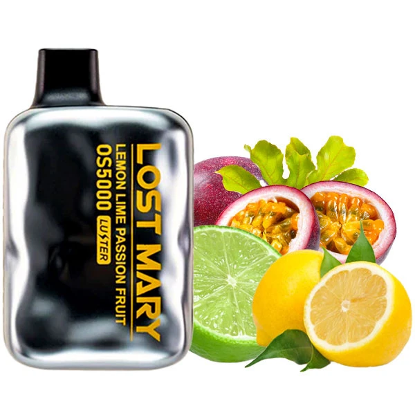 Одноразовая электронная сигарета Lost Mary OS Lemon Lime Passion Fruit (Лимон Лайм Маракуйя) (5000 Затяжек)