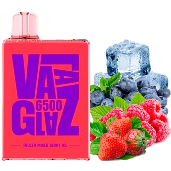 Одноразова електронна сигарета VAAL Glaz Frozen Mixed Berry Ice (Фроузен Міксд Беррі Айс) (6500 Затяжок)