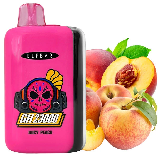 Одноразова електронна сигарета Elf Bar GH Juicy Peach (Джусі Персик) (23000 затяжок) (2% Nic)