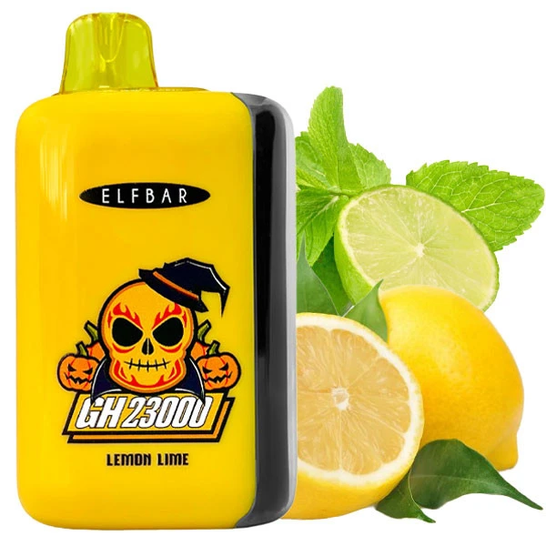 Одноразовая электронная сигарета Elf Bar GH Lemon Lime (Лимон Лайм) (23000 затяжек) (2% Nic)