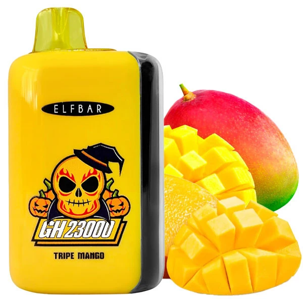 Одноразова електронна сигарета Elf Bar GH Tripe Mango (Трайп Манго) (23000 затяжок) (2% Nic)