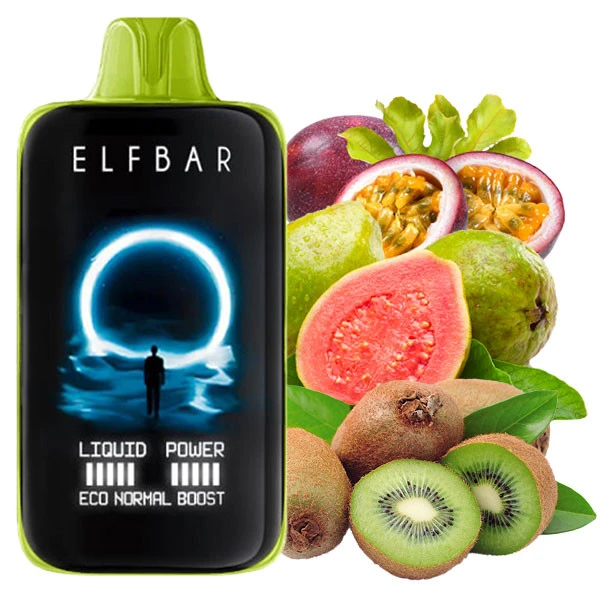 Одноразовая электронная сигарета Elf Bar MoonNight Kiwi Passion Fruit Guava (Киви Маракуйя Гуава) (40000 Затяжек)