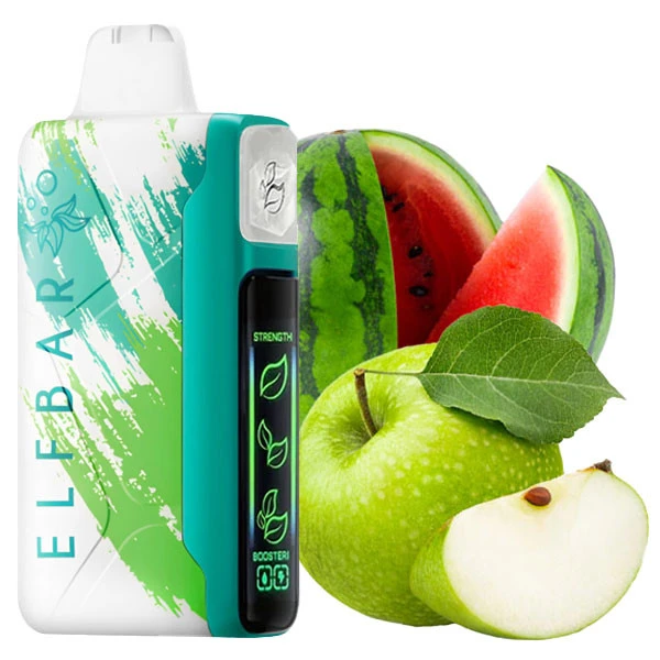 Одноразовая электронная сигарета Elf Bar Nic Sour Apple Watermelon (Сауэр Яблоко Арбуз) (30000 Затяжек)