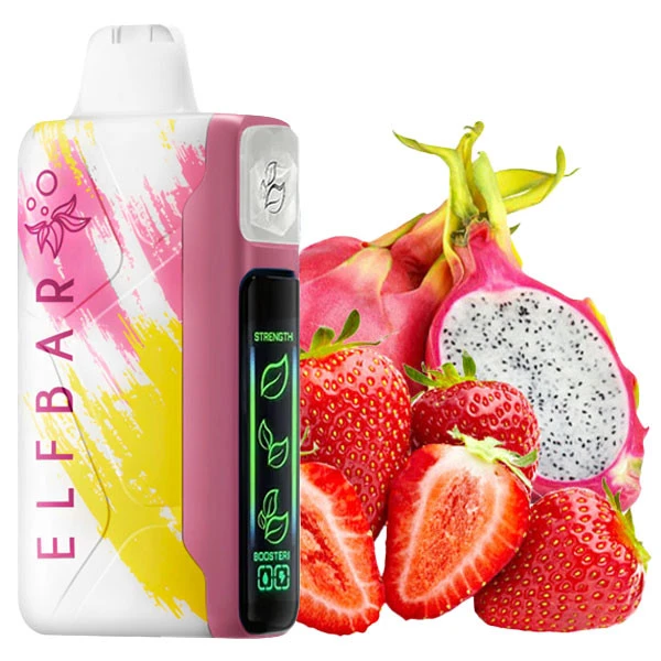 Одноразовая электронная сигарета Elf Bar Nic King Sour Strawberry Dragonfruit (Сауэр Клубника Питайя) (30000 Затяжек)