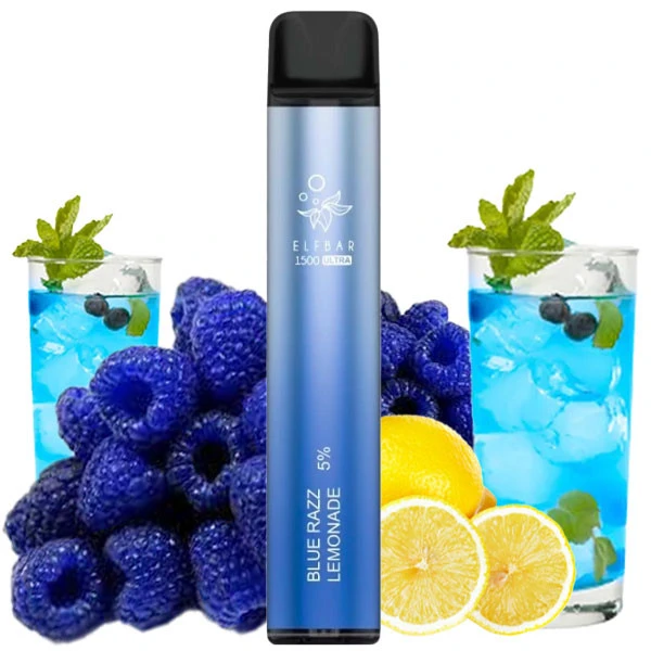 Одноразовая электронная сигарета Elf Bar Ultra Blue Razz Lemonade (Блу Разз Лимонад) (1500 Затяжек)