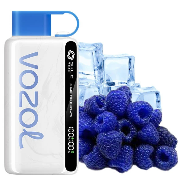 Одноразовая электронная сигарета Vozol Star Blue Razz Ice (Блу Разз Лед) (12000 Затяжек)