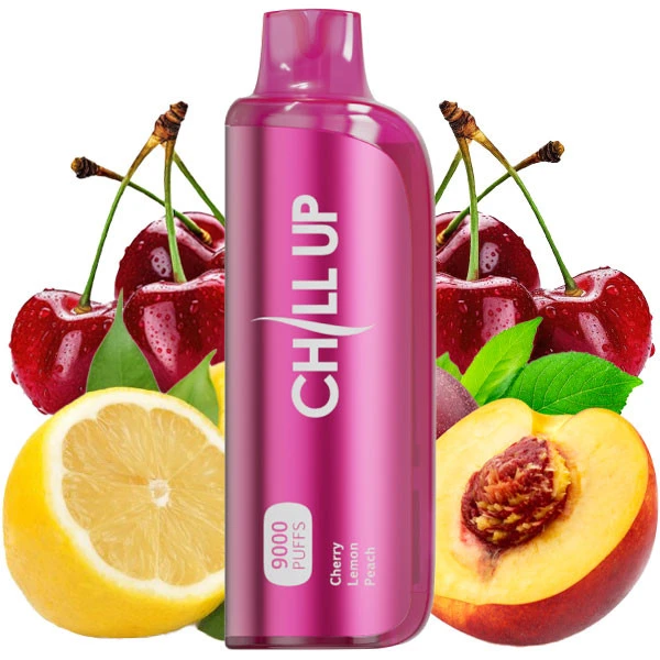 Одноразова електронна сигарета Chill Up Cherry Lemon Peach (Вишня Лимон Персик) (9000 Затяжок)