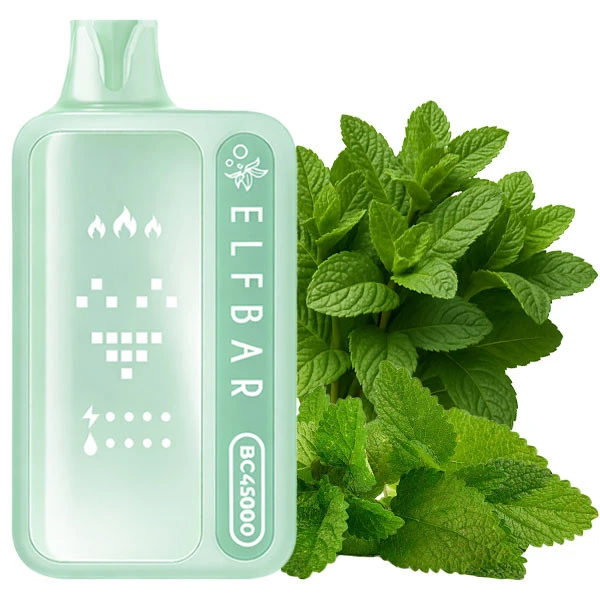 Одноразова електронна сигарета Elf Bar BC Double Mint (Дабл Мінт) (45000 Затяжок)